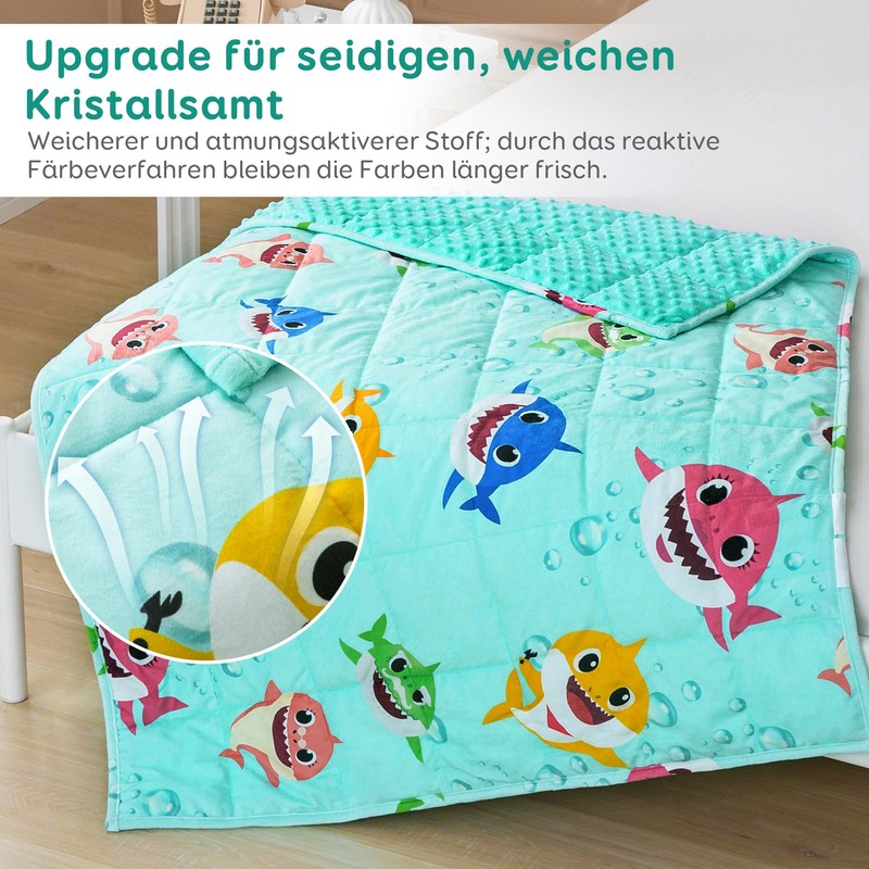 Sivio Weighted Blanket 5 lbs, Super Soft Crystal Velvet &