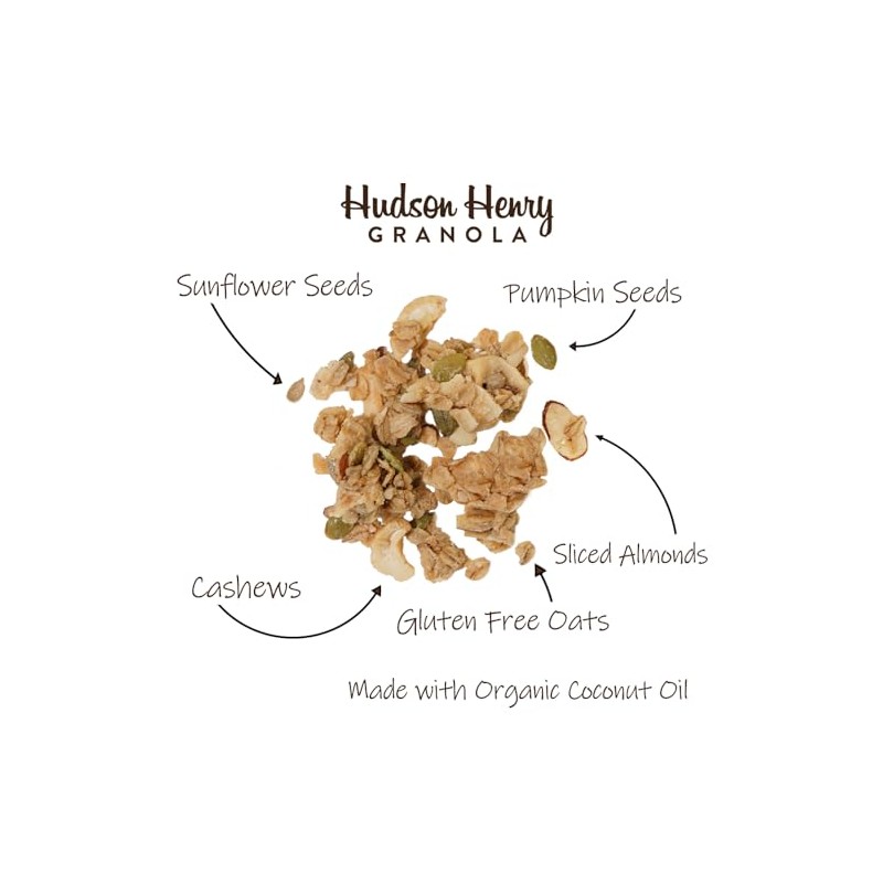 Hudson Henry Granola, Cashews & Coconut - 12 oz. package,