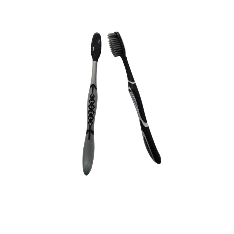 Charcoal Whitening Toothbrushes - 2 Pack