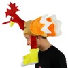 Christmas Hats For Adults - Brown Turkey Hat With Red,