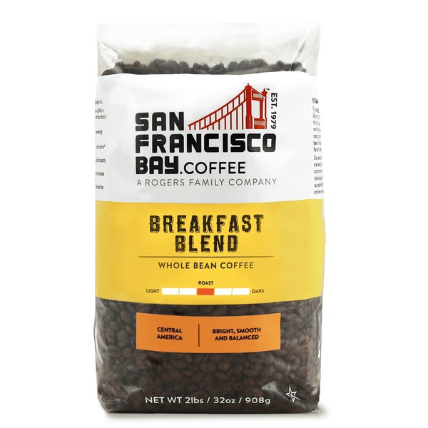 San Francisco Bay Whole Bean Coffee - Breakfast Blend (2lb