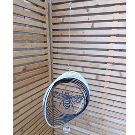Stainless Steel Wind Spinner - Bumble Bee