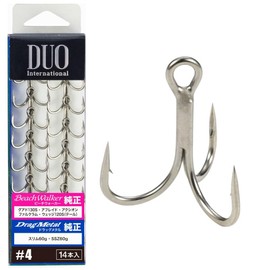 DUO Genuine Treble Hooks for Saltwater 16 Count #5