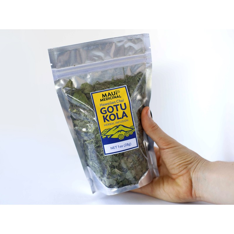 Organic Gotu Kola Tea " Brahmi " Leaf Plus "Mauifarmacy