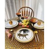 CANION WITS VICTORIAN GOLD Dinner Plate, Western Tableware Design (Gift/Household/Cafe/Restaurant,