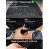 KLAIYI Afro Kinky Curly 3 In 1 Flip Over 3/4