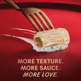 Barilla Al Bronzo Mezzi Rigatoni Pasta 16 oz., Bronze Cut, Created from Durum Wheat, Imported From Italy, Non-GMO, Kosher