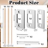 Door Strike Shim Plates, Standard Size Spacer Deadbolt Restorer Strike