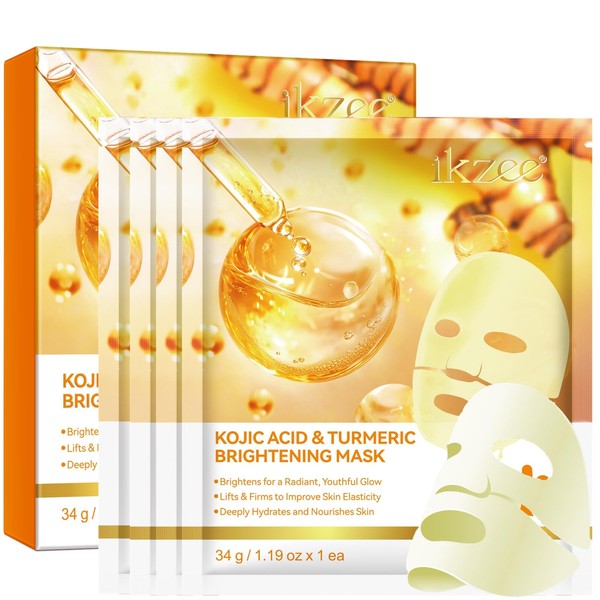 Kollagen-Maske mit Kurkuma, Kollagen-Maske für das Gesicht Korean – spendet