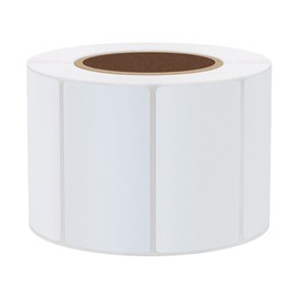 Hybsk 2.25x1.25 inch Direct Thermal Labels for Barcodes, Address, Compatible with Rollo Label Printer & Zebra Desktop Printers (2.25"x1.25",White)