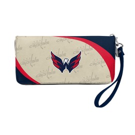 Littlearth Cartera organizadora con cremallera curva para mujer, Color del equipo, 8" x 4" x 1"