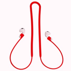 Niltpel Ultra Strong Magnetic Airpod Pro Strap Anti-Lost Cord Sports Lanyard Compatible with Airpods 3rd 2nd Generation Pro 3 2 1 (Red)