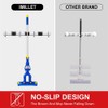 IMILLET 2 Pack Broom and Mop Holder Wall Mounted, Stainless