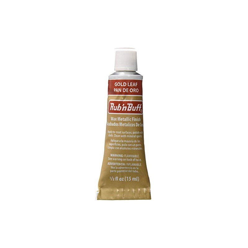 JewelrySupply Rub 'n Buff Metallic Gold Leaf Paste, 0.5 Fl