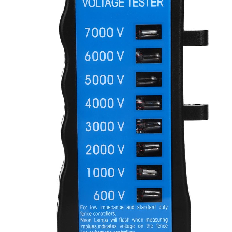 Riuulity Electric Fence Voltage Tester Multi Light Voltage Detection for