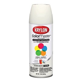 12 Oz Dover White Interior/Exterior Decorator Spray Paint [Set of 6]