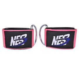 Foot Strap Heavy Padded For Gym and Fitness Training At Cable Pull,Cable Kickback Ankle Straps, Padded Ankle Cuffs for Butt Kickback and Leg Training (Pink)