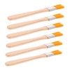 Operitacx 6 pcs Reusable Nylon Paint Brush with Wooden Handle