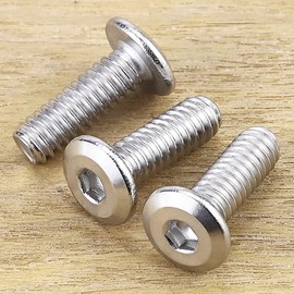 M6-1.0 x 16mm Hex Socket Head Cap Screws, 304 Stainless Steel 18-8, Flat Countersunk Machine Screws for Furniture, Binding, Machinery, Automotive, DIY Projects, 30 PCS