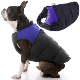 Gooby Bomber Vest Lift Dog Harness - Purple, X-Small