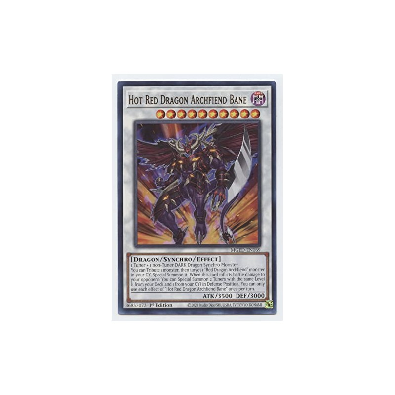 Hot Red Dragon Archfiend Bane - MGED-EN069 - Rare -