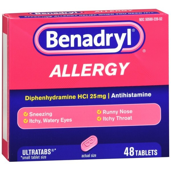 Benadryl Allergy Diphenhydramin