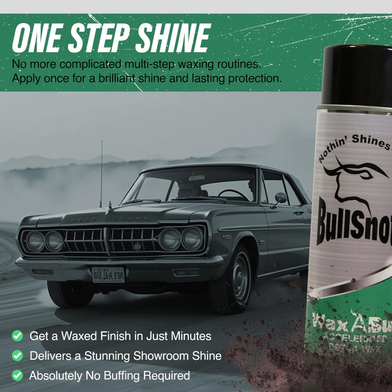 Bullsnot! WaxABull Accelerated Detail Auto Wax 10899009 - Quick Shine