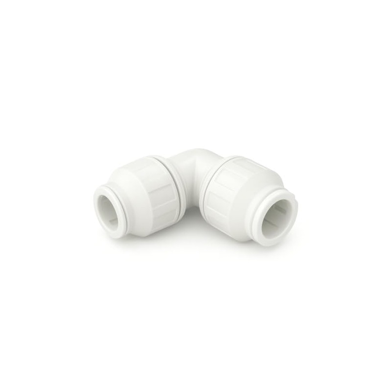 JD Brands Push Fit Equal Elbow 15mm, Plastic Plumbing Pipe