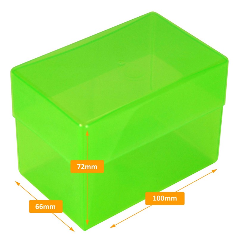 WestonBoxes Plastic Business Card Boxes - Holds 250 Business Cards