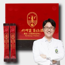 Dr. Seo Jae-geol Hongsan Bacteria 30 packets 1 box 6-year-old red ginseng 100 million lactic acid bacteria intestinal health immunity fatigue recovery / 서재걸 박사 홍산균 30포 1box 6년근 홍삼 1억 유산균 장건강 면역 피로회복