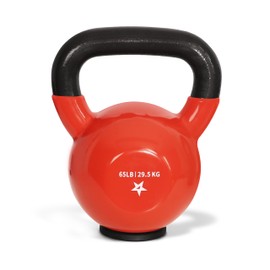 Kettlebell - PVC - Rubber Base - 65lbs