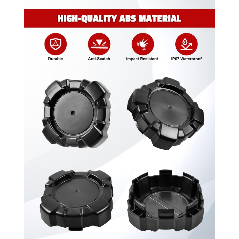 POKIAUTO Wheel Hub Caps for Polaris General 1000/4 1000 2016-2021,