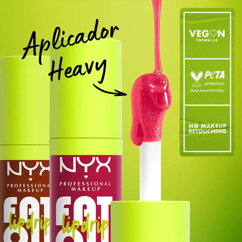 NYX PMU Fat Oil Lip Drip Gloss Efecto Jugoso 4.8ml