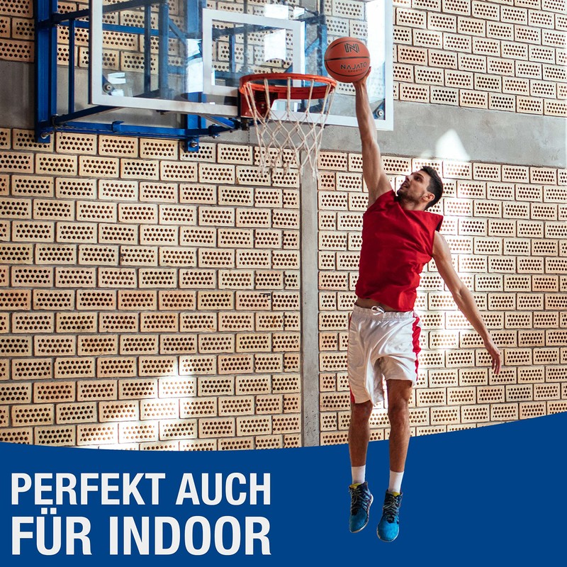 NAJATO Sports Basketball | Basketball Size 7 Including Ball Pump