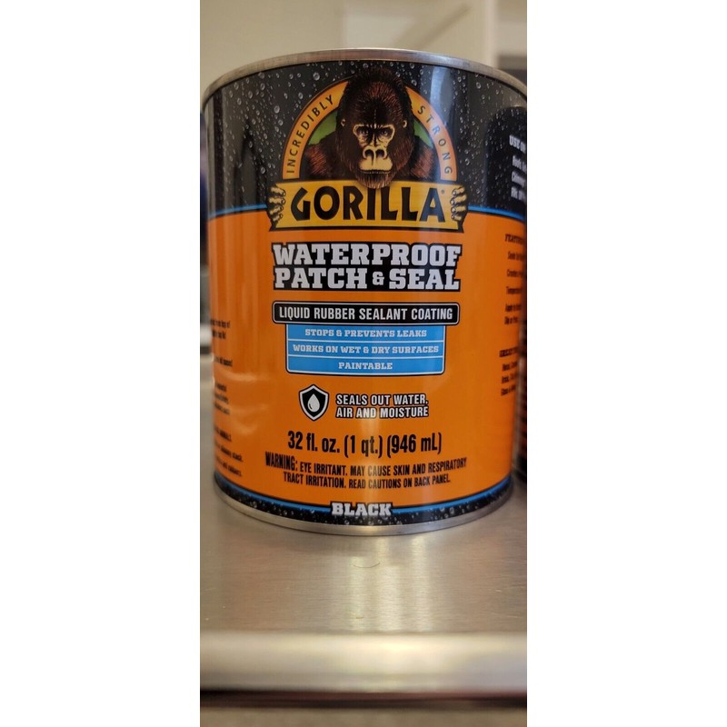 Gorilla *Black* Waterproof Patch & Seal Liquid 32 oz