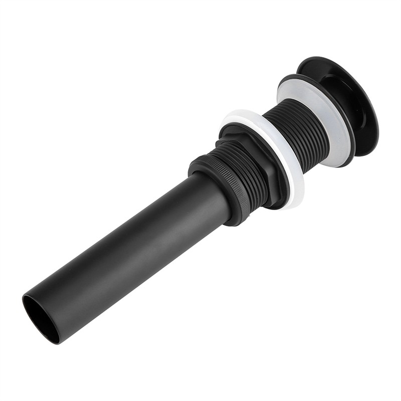 Kitchen Bathroom Basin Sink Solid Brass Popup Drain Stopper Black