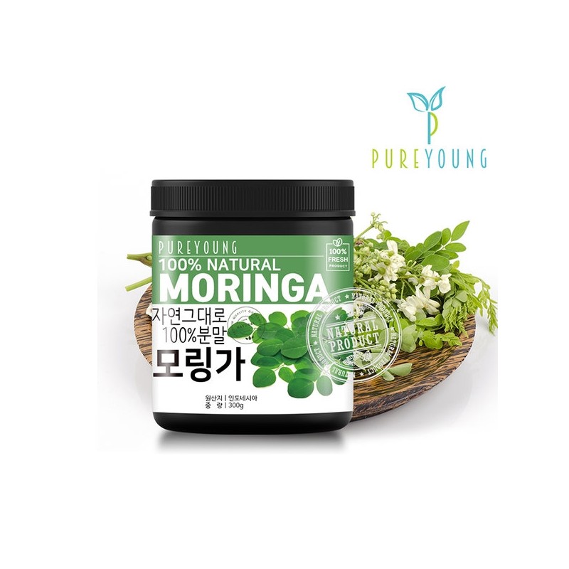 Pure Young Moringa Powder Powder 300g+300g Moringa Collection / 퓨어영