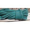 Valley Rope 9/16 x 100 ft.Double Braid-Yacht Braid Rope. Burgundy/Teal