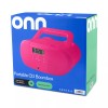 Onn. Portable CD Boombox w/Digital FM Radio CD Player w/2.4RMS