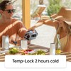 ThermoFlask Wine Bottle Travel Holder and Cooler, Premium Quality, Ice