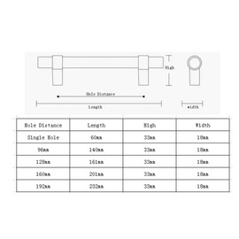 SYDARSYN Pack of 2 Transparent Acrylic Cabinet Handles, T Handles, Furniture Knobs, Kitchen Door Handles, Drawer Handles, Modern Bar Handle, Door Knobs, Kitchen Cabinets, Pull Handle, 160 mm