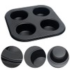 Anwangda Muffin Tray, 4-Hole Tart Round Party Tray, Muffin Tin