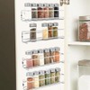 joeji's Kitchen Spice Rack Wall Shelf Metal 4 Pack Kitchen