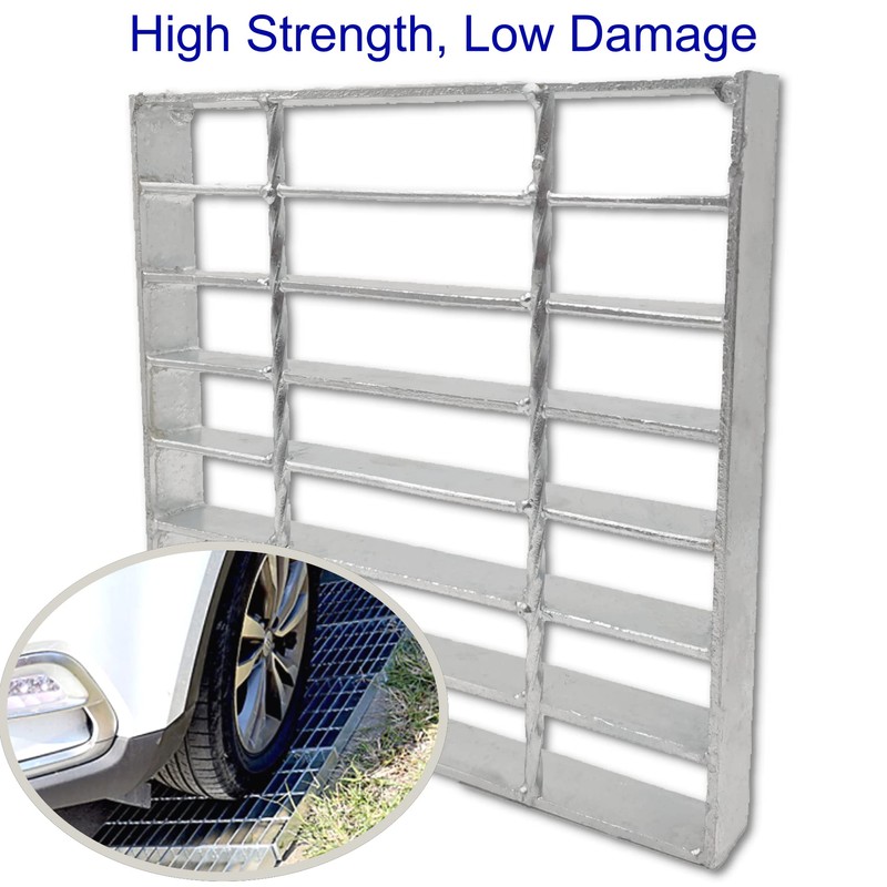 MOSINSBO Galvanized Steel Drain Grate for NDS 9x9 Catch Basin,