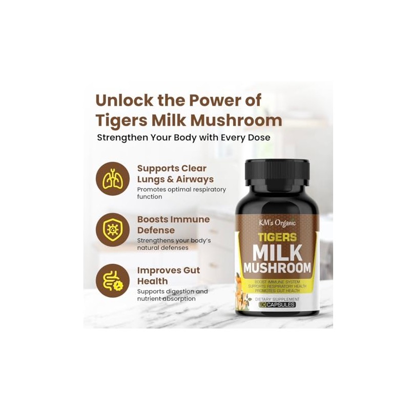 Organic Extracto Hongo Leche Tigre Lignosus Rhinocerus Apoyo Respiratorio Inmunitario