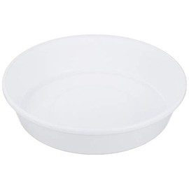 Richell Medium Deep Plate, No. 6, White (W)