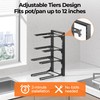 MUDEELA Pots and Pans Organizer under Cabinet 15.75" Tall, 4-Tier