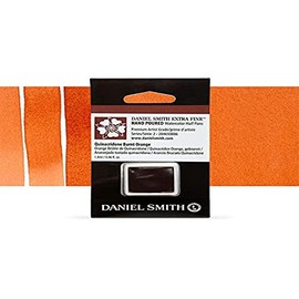 Daniel Smith : Watercolour Paint : Half Pan : Quinacridone Burnt Orange : Series 2