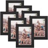 PETAFLOP Picture Frames 4 by 6 7 Pack, Black 4x6