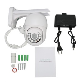 2.4GHz WiFi Securtiy Camera Two Way Audio AI Human Detection HD Night Vision Surveillance Waterproof Camera 100‑240V US Plug